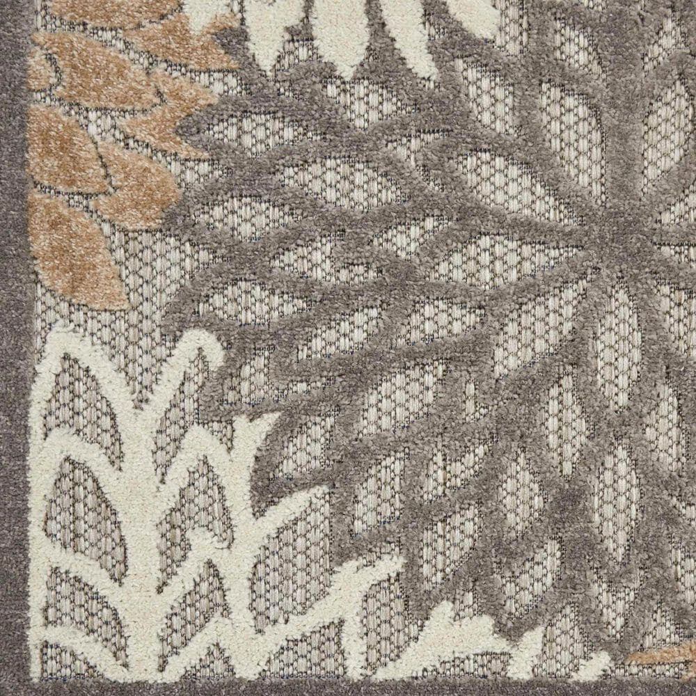 Nourison Aloha Floral 10&#39; x 14&#39; Natural Indoor/Outdoor Area Rug, , large