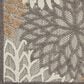 Nourison Aloha Floral 10" x 14" Natural Indoor/Outdoor Area Rug, , large