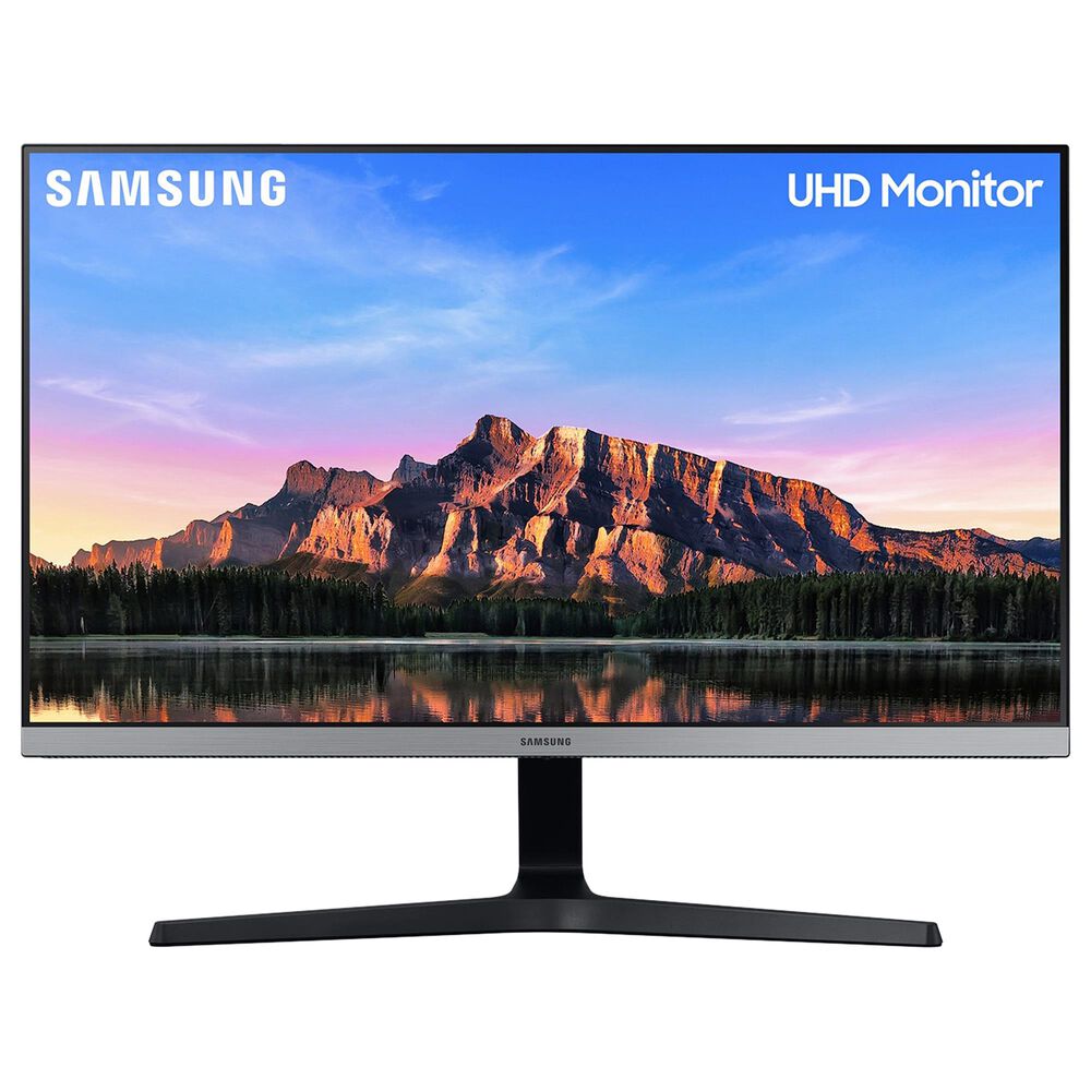 Samsung 28" UR50 UHD Monitor in Dark Gray and Blue, , large