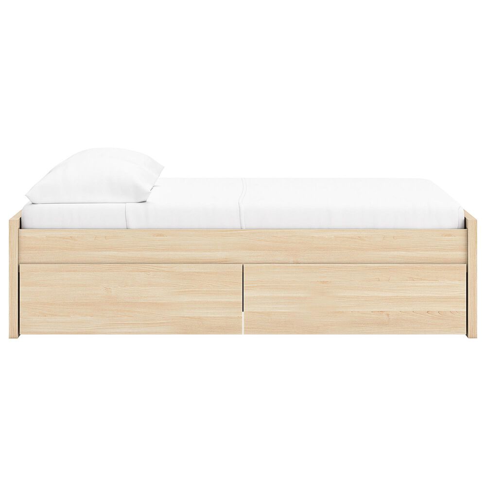 Ashley Onita Full Platform Bed with 2 Side Storage in Natural, , large