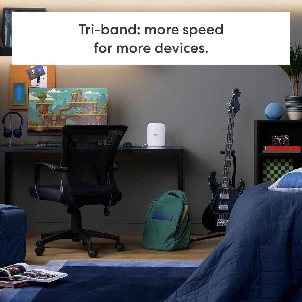 eero 3-Pack Pro 7 Mesh Wi-Fi 7 System in White, , large