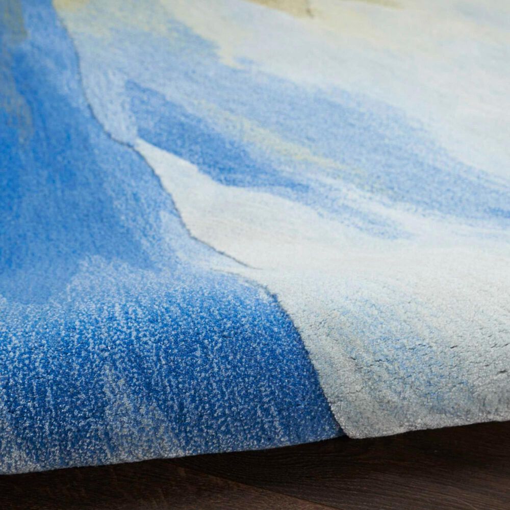 Nourison Prismatic PRS37 Blue and Multicolor 2&#39; x 3&#39; Area Rug, , large