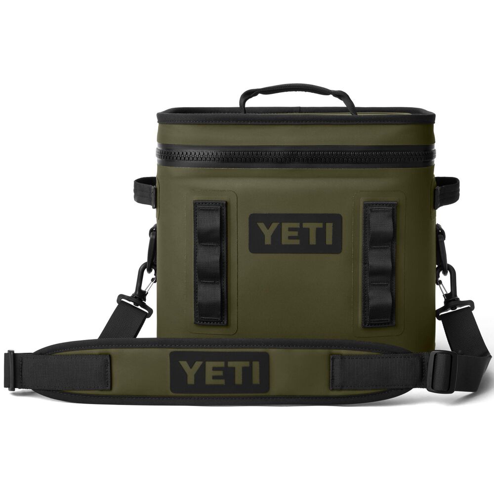 YETI Hopper Flip 12 Soft Cooler in Olive and Black, , large