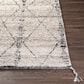 Surya Birch Black, Charcoal, Gray and Cream 12" x 15" Area Rug, , large