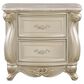 New Heritage Monique 2-Drawer Nightstand with Marble Top in Champagne, , large