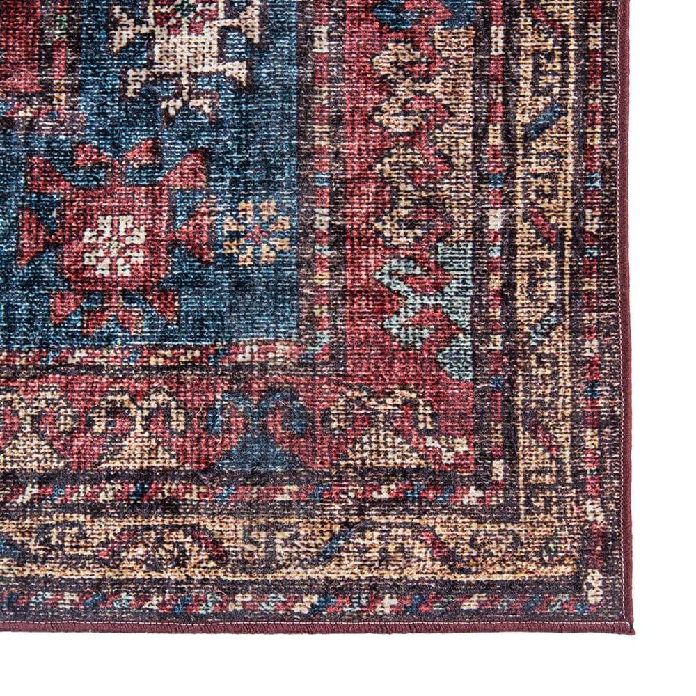 Momeni Karachi KAR-1 2&#39; x 3&#39; Burgundy Scatter Area Rug, , large