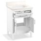 Kohler Hadron 24" Single Bathroom Vanity in White with 3 cm Bianco Bella Quartz Top and Oval Sink, , large
