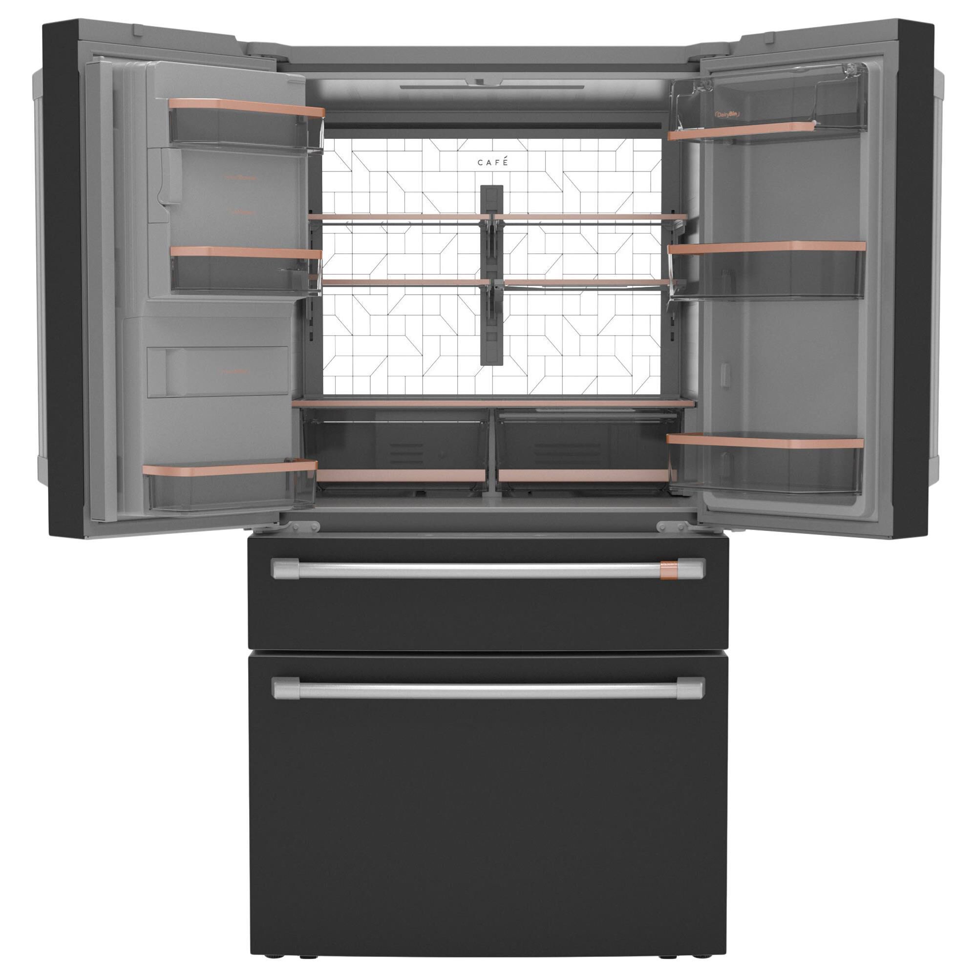 Ge cafe hot sale black refrigerator