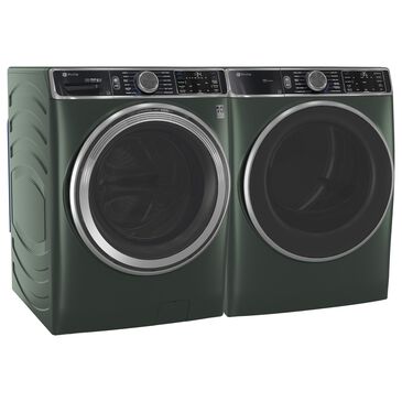 GE Profile 5.5 Cu. Ft. Smart Front Load Washer and 7.8 Cu. Ft. Electric Dryer Laundry Pair in Jade Green, , large