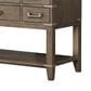 Lexora Home Norwalk 48" Single Bathroom Vanity in Grey Oak with White Carrara Marble Top and Rectangle Sink, , large