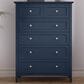 Urban Home Grace 5-Drawer Chest in Blueberry, , large