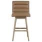 Armen Living Elias 30" Swivel Bar Stool in Washed Wood, , large