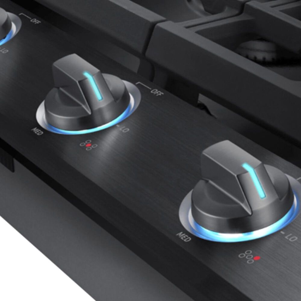 Samsung 36" Gas Cooktop in Black Stainless, , large