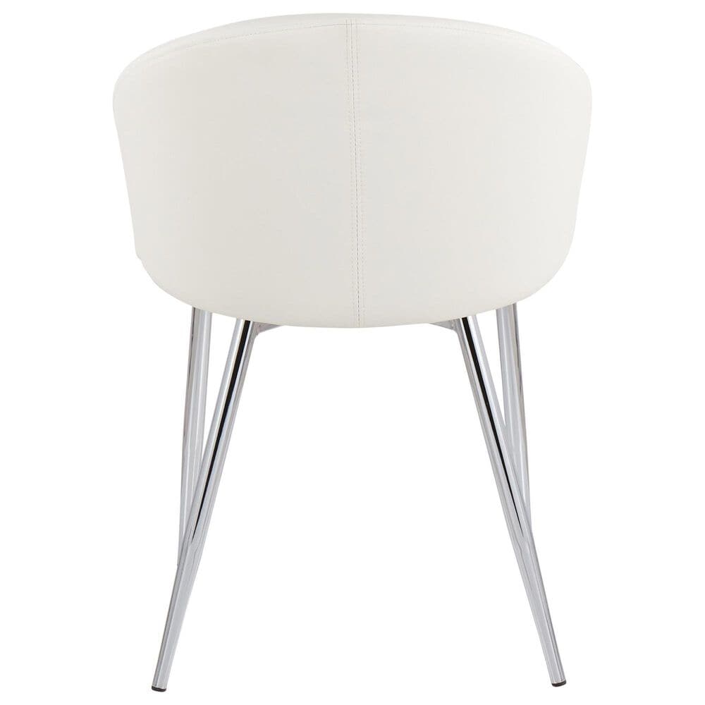 LumiSource Claire Accent Chair in White, , large