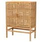 Baxton Studio Vivan 3-Shelf Storage Cabinet in Natural Brown, , large