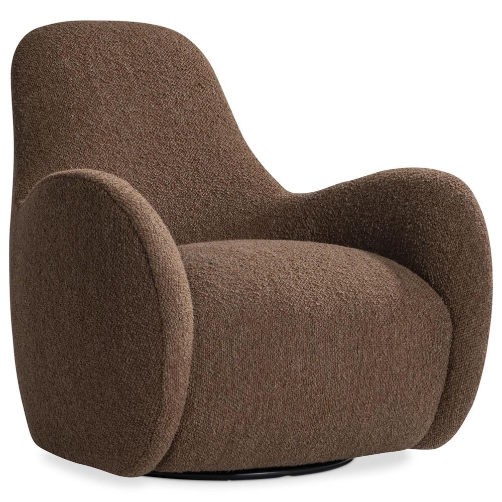 Bernhardt Tucci Swivel Chair in Rust, , large