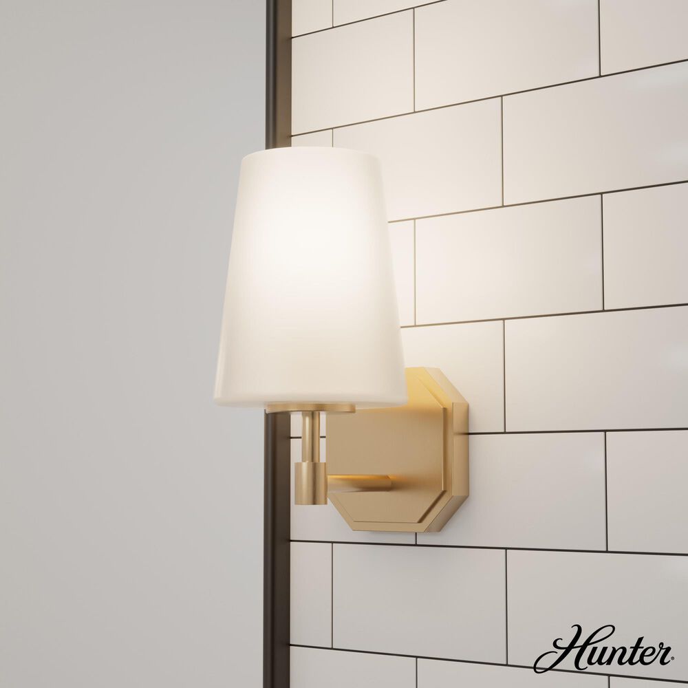 Hunter Nolita 1-Light Wall Sconce in Alturas Gold, , large