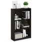 HOMLUX 3-Tier Display Bookshelf with Adjustable Shelves in Espresso, , large