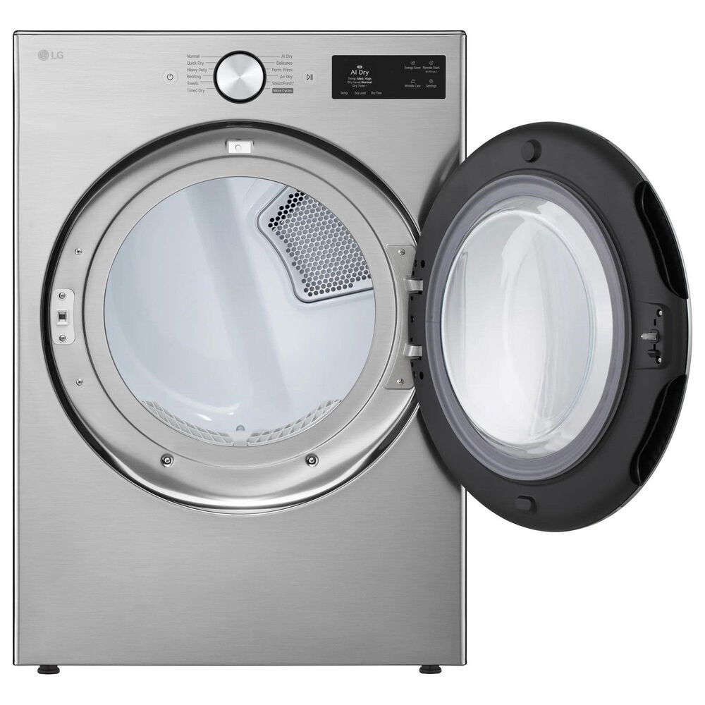 LG 5 Cu. Ft. Smart Front Load Washer and 7.4 Cu. Ft. Gas Dryer Laundry Pair in Graphite Steel, , large
