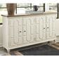 Ashley Roranville Accent Cabinet in Antique White and Brown, , large