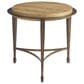 Lexington Home Brands Montecito Catalonia Round Side Table in Chaparral and Bronze, , large