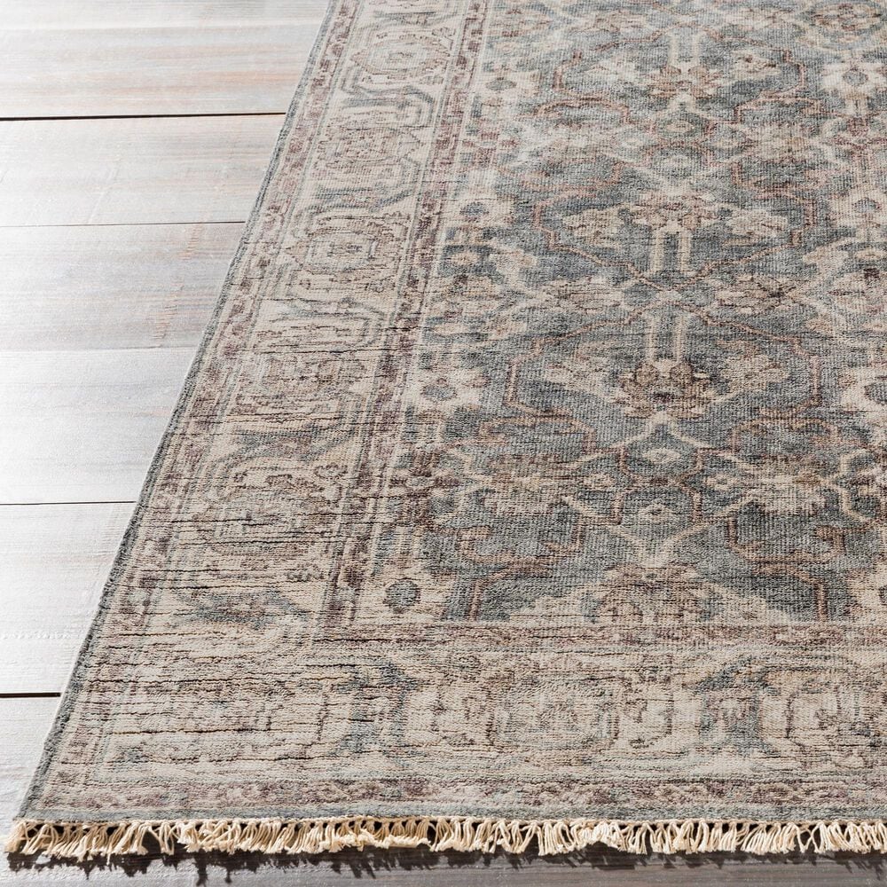 Surya Theodora 10&#39; x 14&#39; Gray, Slate and Dark Brown Area Rug, , large
