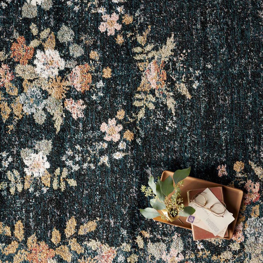 Rifle Paper Co. x Loloi Laurel Strawberry Fields 2&#39;8&quot; x 4&#39; Navy Area Rug, , large