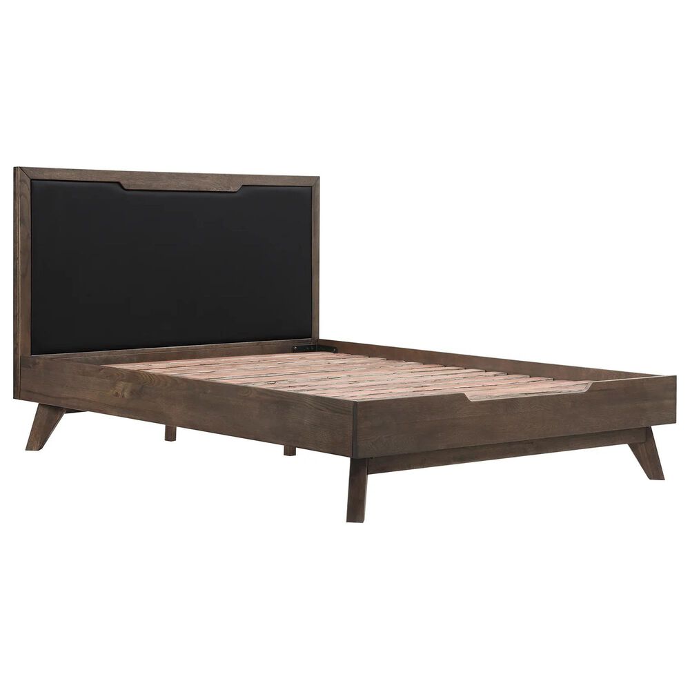 Blue River Astoria Queen Platform Bed in Dark Brown, , large