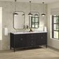 James Martin Vanities Myrrin 72" Double Vanity in Carbon Oak with 3 cm Carrara White Marble Top, , large