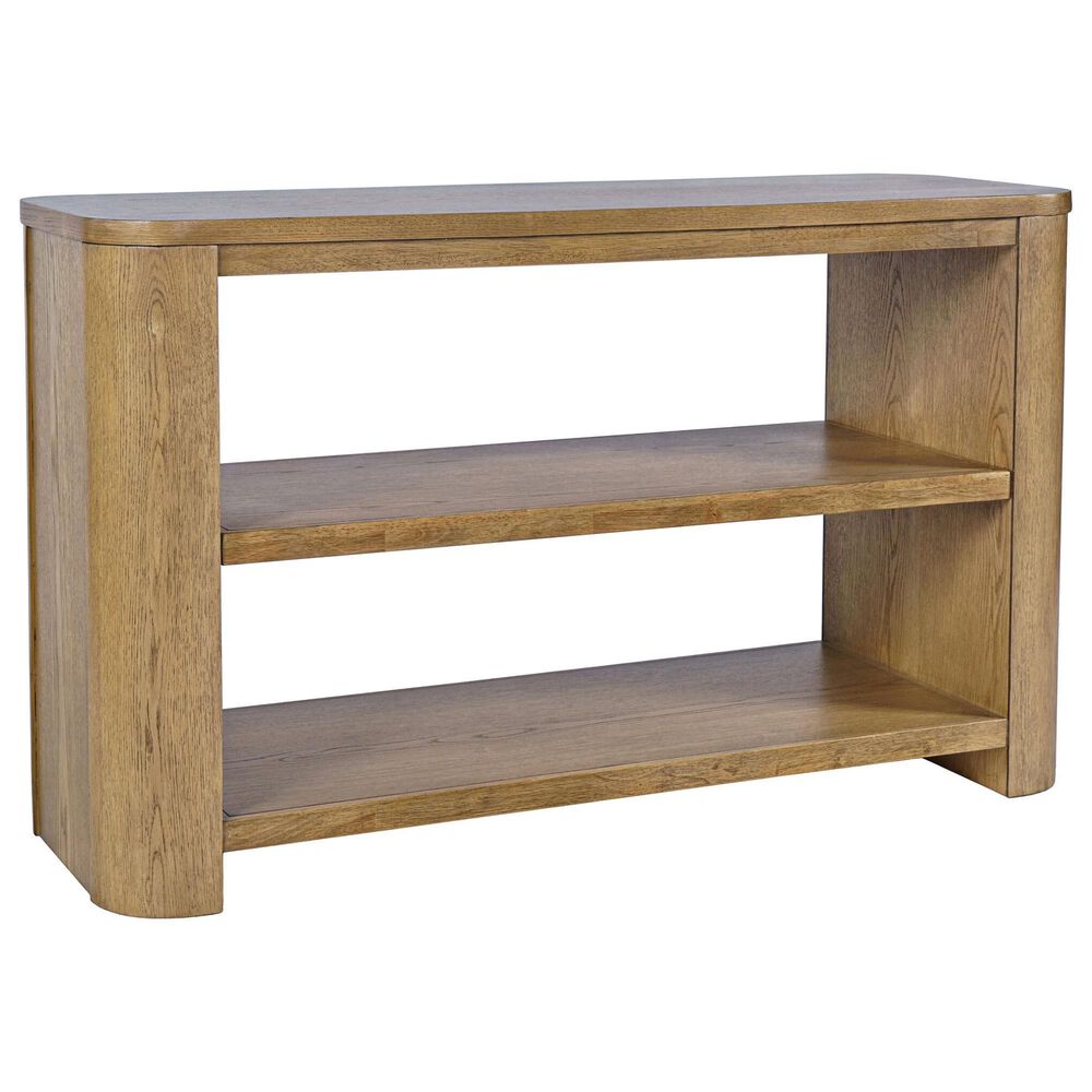 Waltham Janzen Sofa Table with Lower Shelves in Cascade Oak, , large