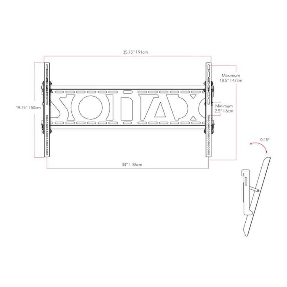 CorLiving Tilting Wall Mount for 32&quot; - 65&quot; TVs, , large