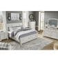 Ashley Robbinsdale King Sleigh Storage Bed in Antique White, , large