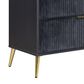 New Heritage Kailani 4-Piece King Bedroom Set in Black and Gold, , large