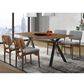 Blue River Laredo and Lima 5-Piece Dining Set in Walnut and Black, , large