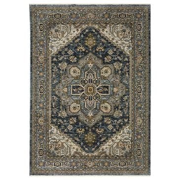 Oriental Weavers Aberdeen Medallion 7"10" x 10"10" Blue Area Rug, , large