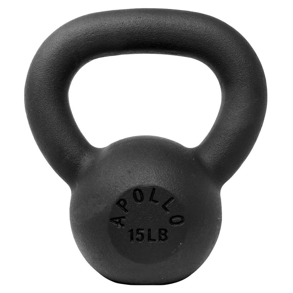 Apollo Athletics, Inc. 15 lb Cast Iron Kettlebell, , large