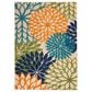 Nourison Aloha ALH05 6" x 9" Multicolor Indoor/Outdoor Area Rug, , large