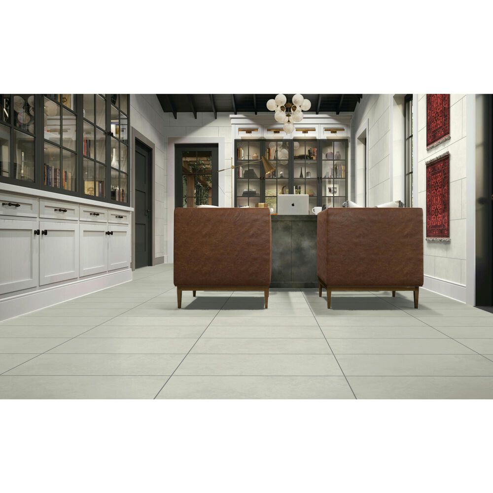 Dal-Tile Rhetoric 12&quot; x 24&quot; Porcelain Tile in Aristotle White, , large