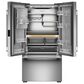 KitchenAid 24 Cu. Ft. Counter-Depth French Door Smart Refrigerator with External Water Dispenser in PrintShield Stainless Steel, , large