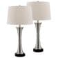 Lite Source Gavino 2-Piece Table Lamp in Brushed Nickel and Black, , large