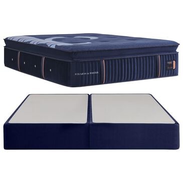 Stearns & Foster Reserve Soft Euro Pillow Top King Mattress with High Profile Box Springs, , large