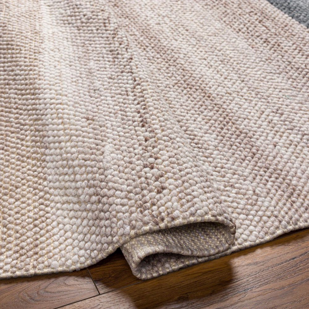 Surya Reika REK-2308 5&#39; x 7&#39;6&quot; Light Gray, Denim and Brown Area Rug, , large