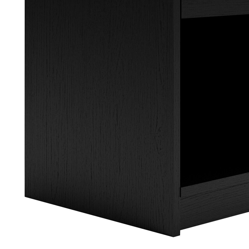 Ashley Finch 1-Drawer Nightstand in Black, , large