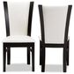 Baxton Studio Adley Side Chair in Dark Brown (Set of 2), , large