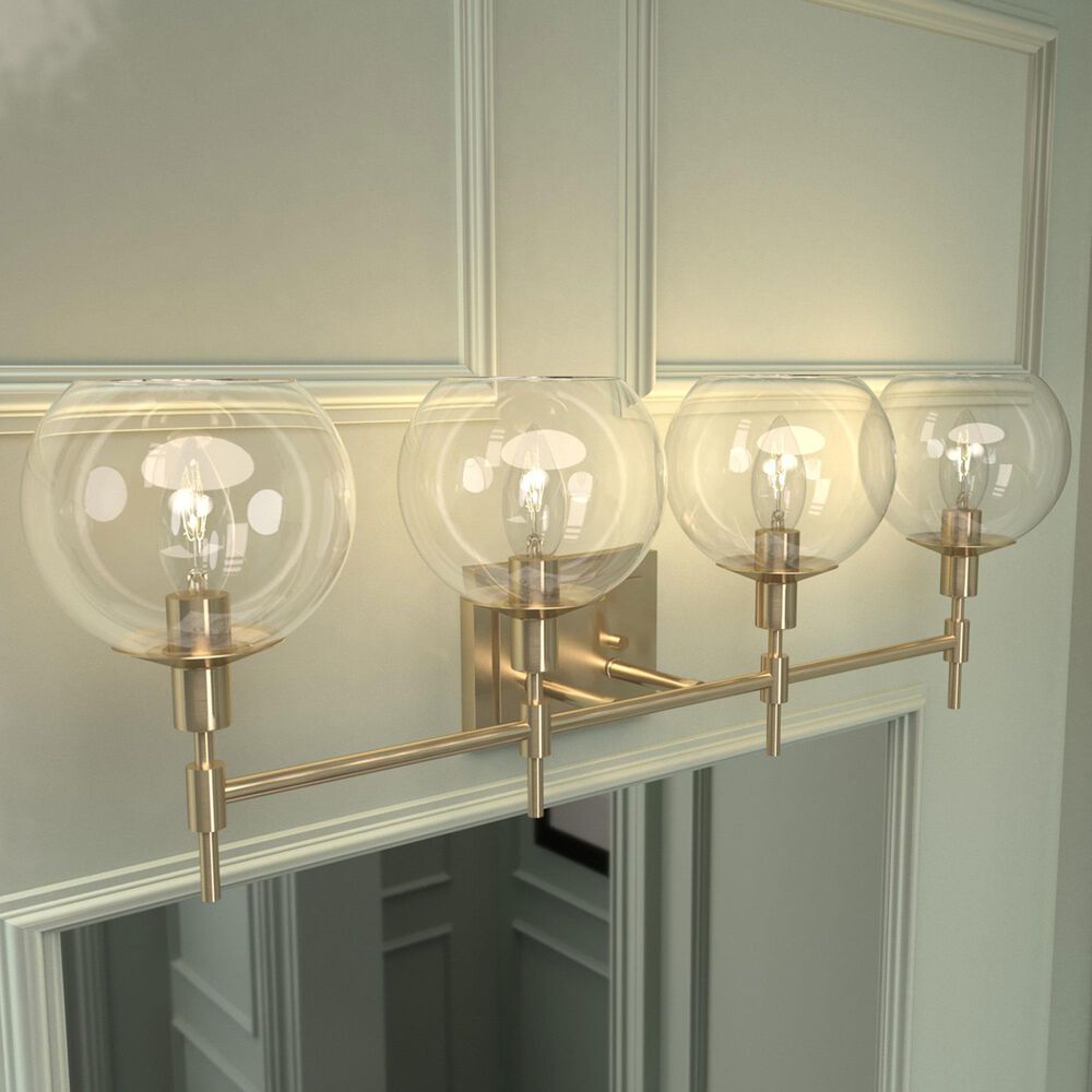 Hunter Xidane 4-Light Vanity in Alturas Gold, , large