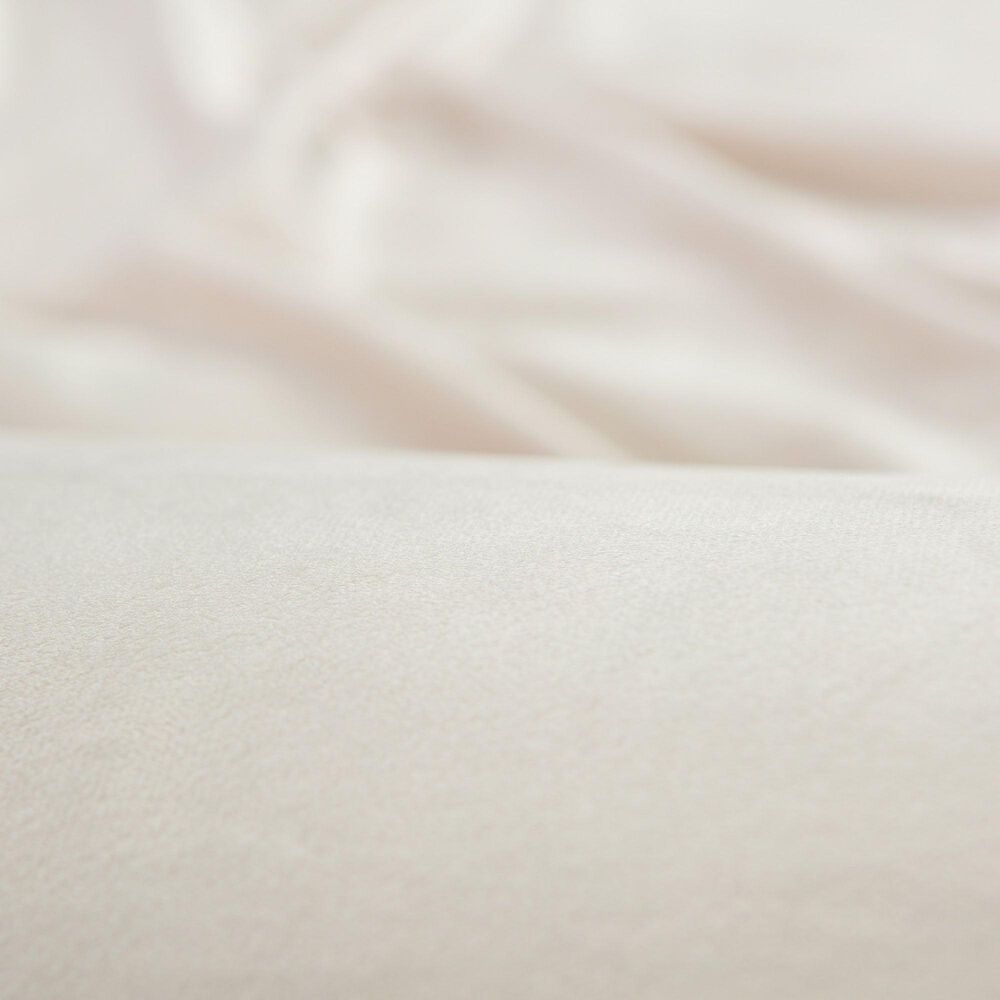 3-Piece Queen Velvet Duvet Set in Ivory, , large