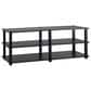 HOMLUX 3-Tier Shoe Rack in Espresso and Black, , large