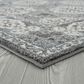 Amer Rugs Alexandria 4" x 6" Steel Blue Area Rug, , large
