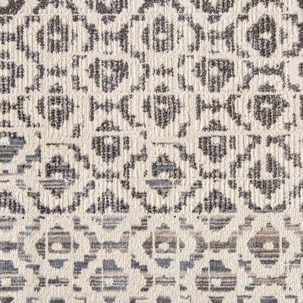 Feizy Kano 4&#39;3&quot; x 6&#39;3&quot; Gray and Ivory Area Rug, , large