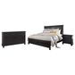 Riva Ridge Oxford King Storage Panel Bed with Dresser and Nightstand in Black, , large